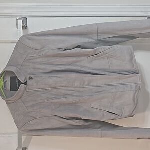 Gray suade jacket